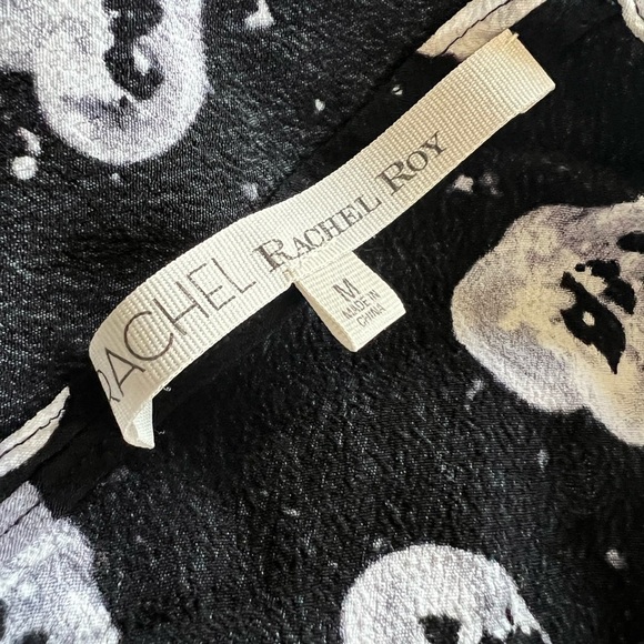 Rachel Roy Medium Asymmetrical Cap Sleeve Sleeveless Blouse Tank - Picture 8 of 10